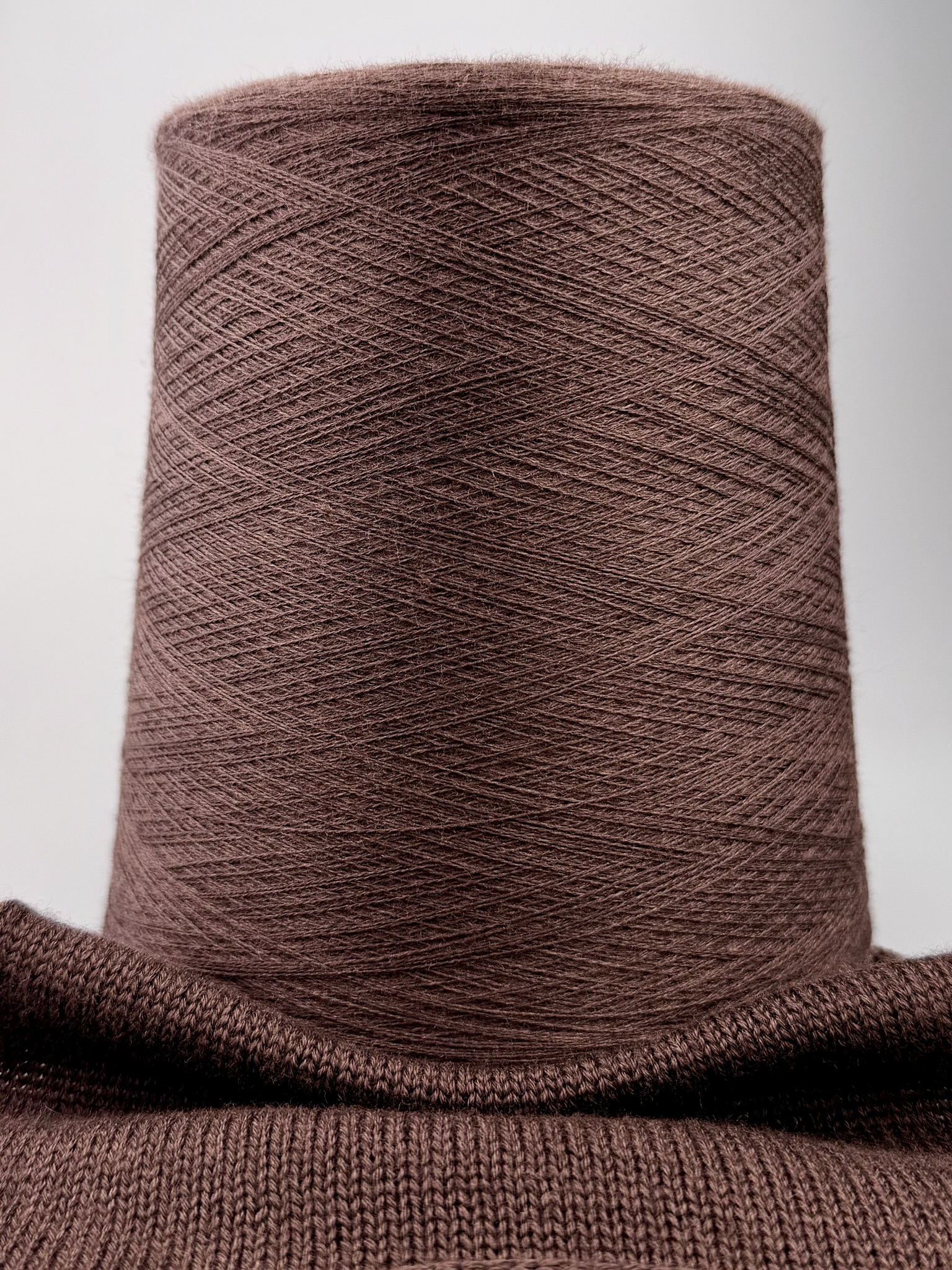 Biagioli Modesto Cashmere 30 – Fil cachemire mérinos 2/36 Marrone 400024 photo 2